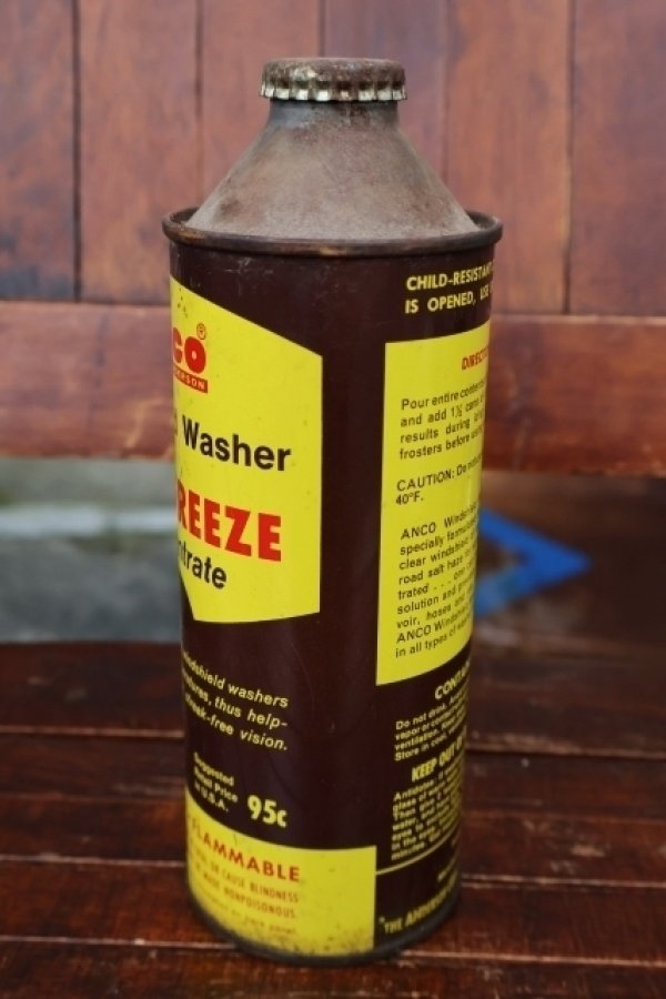 画像4: dp-260901-54 Anco 1960'S Windshield Washer ANTI-FREEZE Concentrate Can
