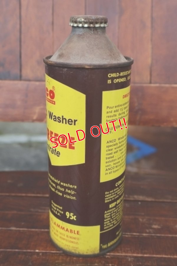 画像4: dp-260901-54 Anco 1960'S Windshield Washer ANTI-FREEZE Concentrate Can
