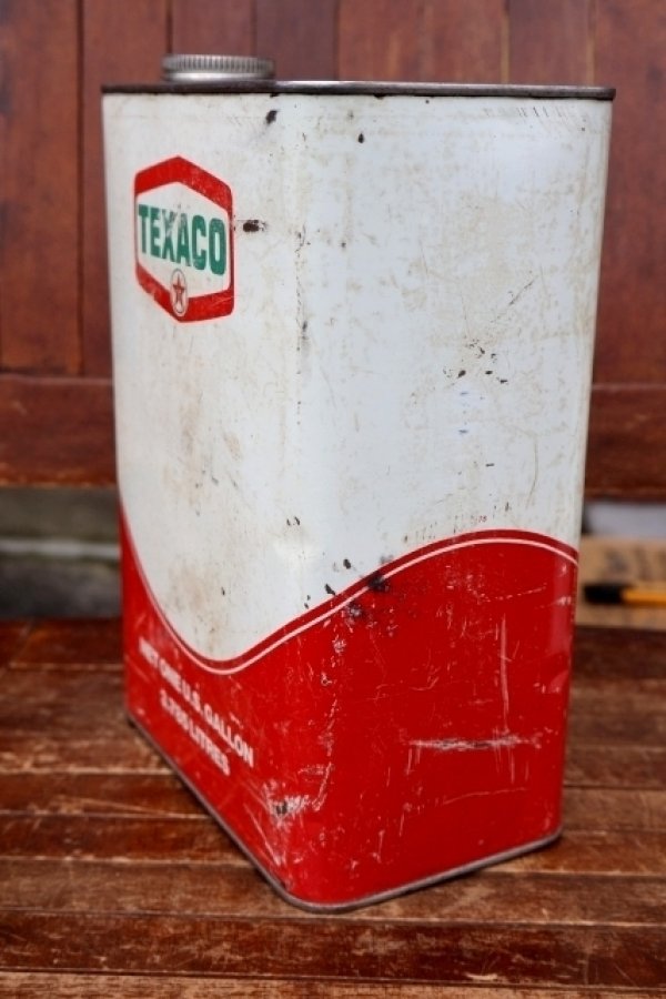 画像6: dp-260901-85 TEXACO 1970's CAPELLA OIL ONE U.S. GALLON CAN