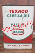 dp-260902-03 TEXACO 1960's CAPELLA OIL ONE U.S. GALLON CAN