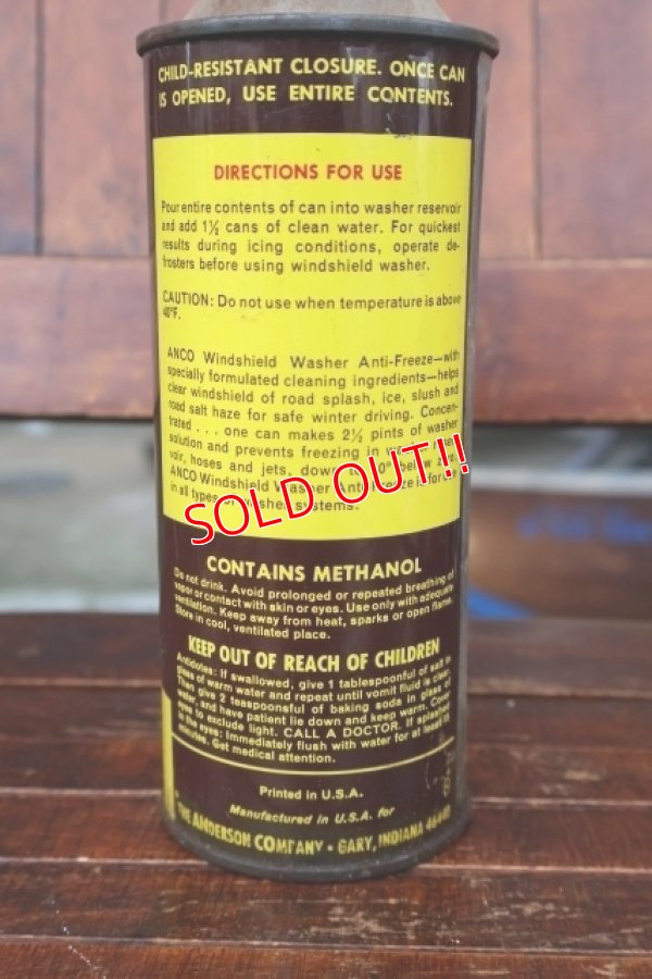 画像3: dp-260901-54 Anco 1960'S Windshield Washer ANTI-FREEZE Concentrate Can