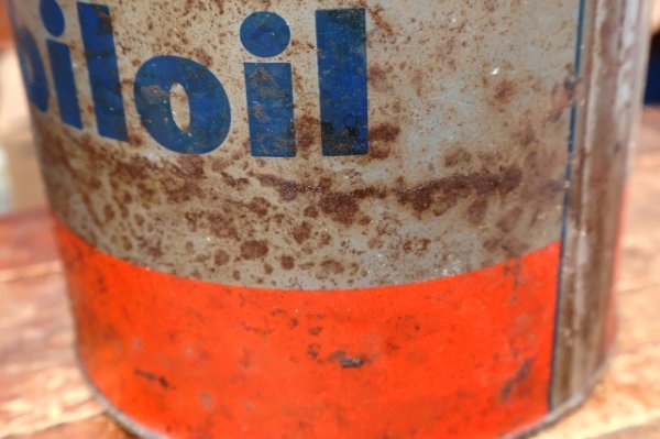 画像7: dp-260901-46 Mobiloil 1950's-1960's 5 U.S. QUARTS CAN