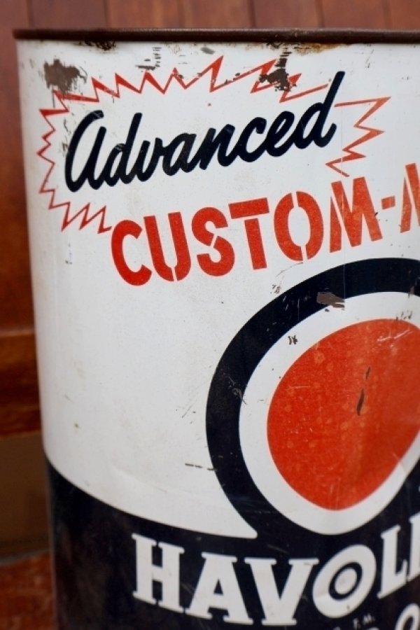 画像2: dp-260901-48 THE TEXAS COMPANY(TEXACO) 1950's-1960's HAVOLINE 5 U.S. QUARTS CAN