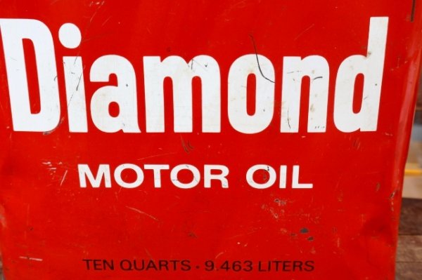 画像3: dp-260901-64 SUNOCO 1960's-1970's Diamond MOTOR OIL TEN QUARTS CAN