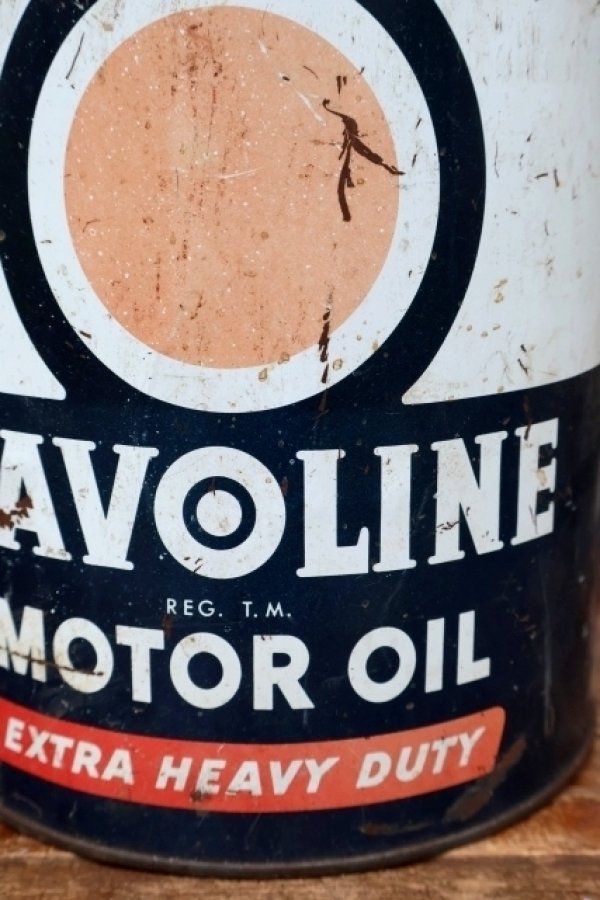 画像3: dp-260901-47 THE TEXAS COMPANY(TEXACO) 1950's-1960's HAVOLINE 5 U.S. QUARTS CAN