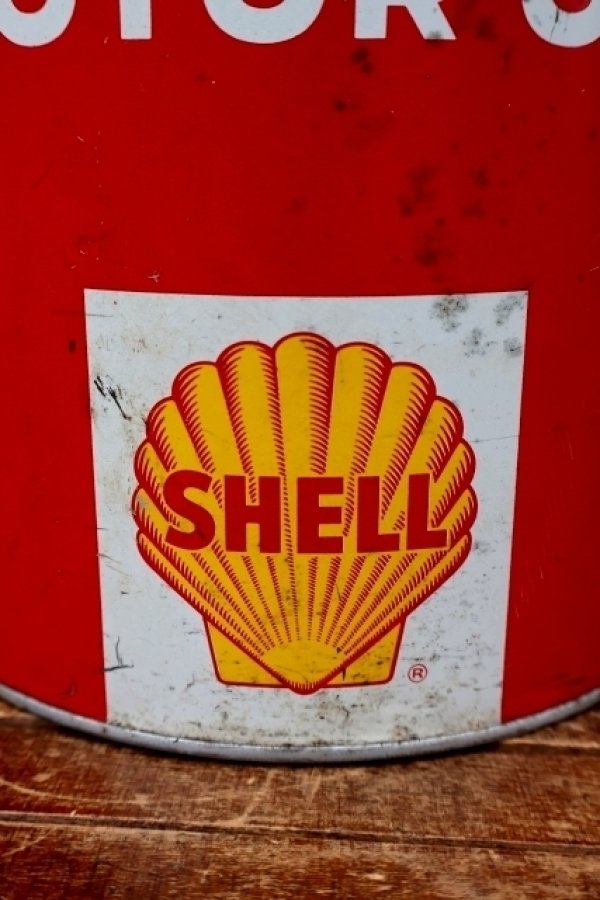 画像2: dp-260901-50 SHELL 1960's X-100 MOTOR OIL 5 U.S. QUARTS CAN