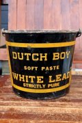 dp-260901-24 NATIONAL LEAD COMPANY 1950's-1960's DUTCH BOY WHITE LEAD 50 LBS.NET BUCKET