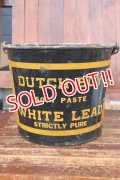 dp-260901-24 NATIONAL LEAD COMPANY 1950's-1960's DUTCH BOY WHITE LEAD 50 LBS.NET BUCKET