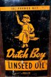 画像2: dp-260901-22 NATIONAL LEAD COMPANY 1960's Dutch Boy LINSEED OIL 38 POUNDS CAN (2)