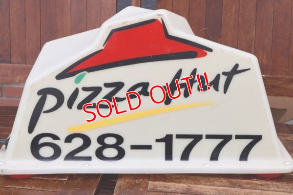 画像5: dp-260901-14 Pizza Hut 2000's Delivery Car Topper Sign