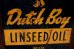 画像6: dp-260901-22 NATIONAL LEAD COMPANY 1960's Dutch Boy LINSEED OIL 38 POUNDS CAN (6)