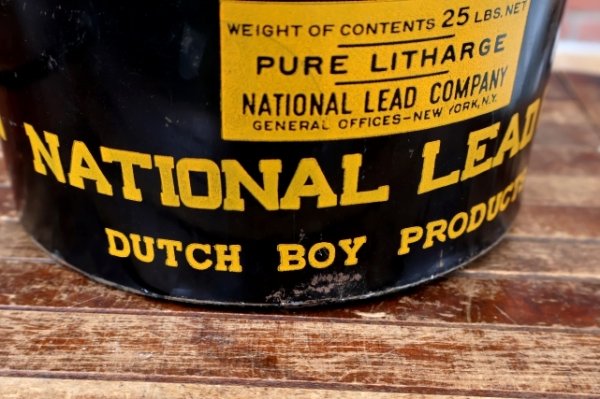 画像7: dp-260901-23 NATIONAL LEAD COMPANY 1950's-1960's DUTCH BOY LITHARGE 25 LBS.NET BUCKET