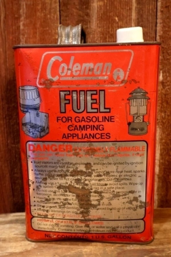 画像5: dp-260801-15 Coleman mid 1980's-1990's FUEL 1 U.S. GALLON CAN