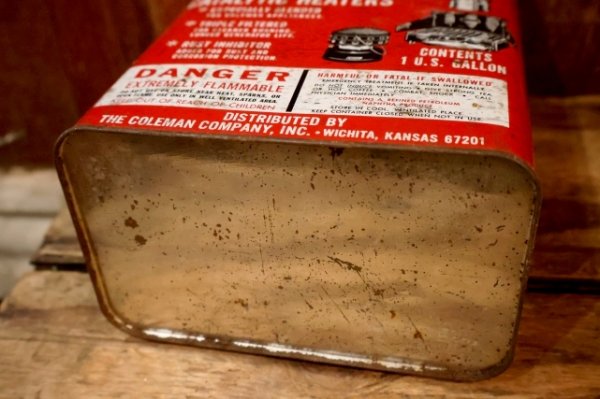 画像10: dp-260902-02 Coleman 1970's FUEL 1 U.S. GALLON CAN