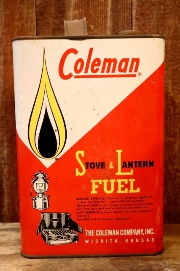画像3: dp-260902-01 Coleman 1960's  STOVE & LANTERN FUEL 1 U.S. GALLON CAN