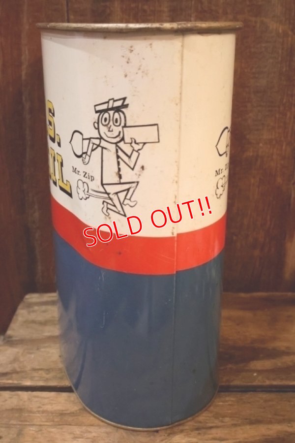 画像12: ct-260901-01 U.S. MAIL / MR. ZIP 1960's TRASH CAN