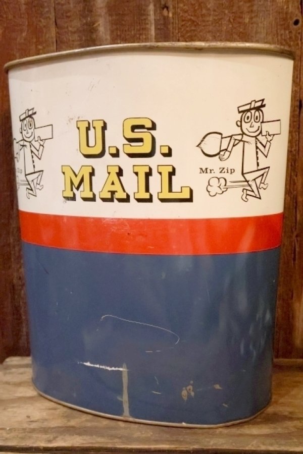 画像5: ct-260901-01 U.S. MAIL / MR. ZIP 1960's TRASH CAN