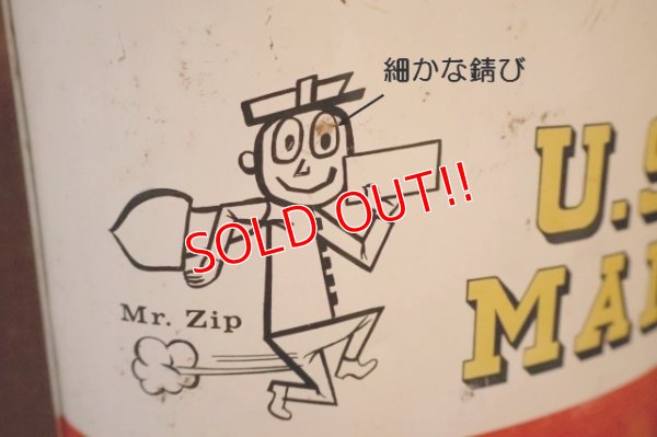 画像6: ct-260901-01 U.S. MAIL / MR. ZIP 1960's TRASH CAN