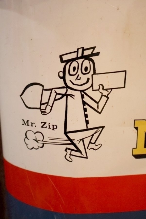 画像2: ct-260901-01 U.S. MAIL / MR. ZIP 1960's TRASH CAN
