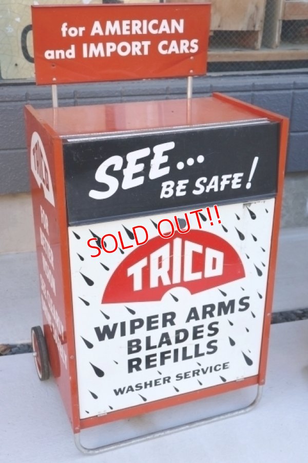 画像1: dp-260901-07 TRICO 1960's WIPER ARMS BLADES REFILLS CABINET