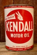 ct-260902-22 KENDALL REFINING COMPANY 1950's ONE U.S. QUART MOTOR OIL CAN