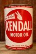 画像1: ct-260902-22 KENDALL REFINING COMPANY 1950's ONE U.S. QUART MOTOR OIL CAN (1)
