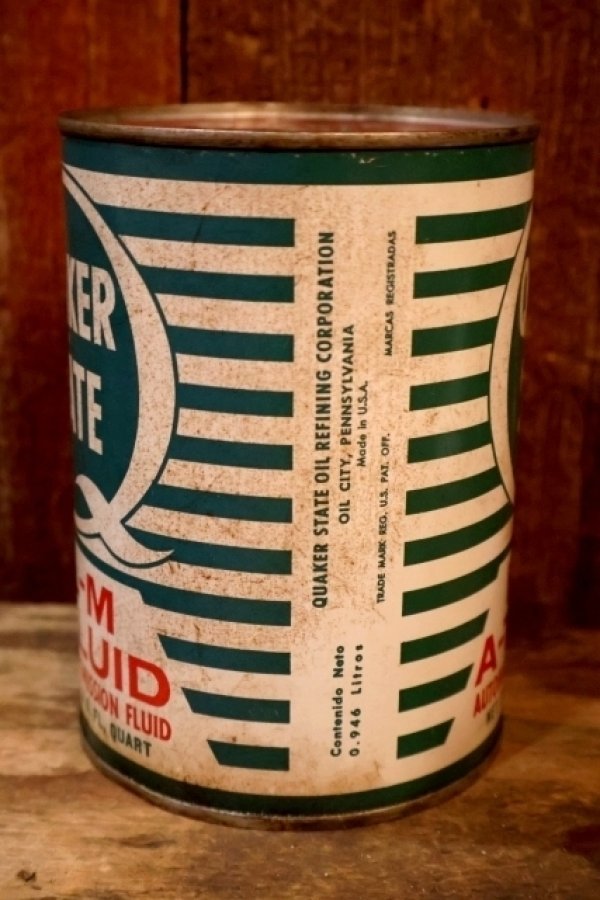 画像6: ct-260902-24 QUKAER STATE 1960's-1970's F-L-M A-T FLUID ONE U.S. QUART CAN