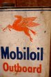 画像2: dp-260901-68 Mobiloil Outboard 1940's-1950's ONE U.S. QUART CAN (2)