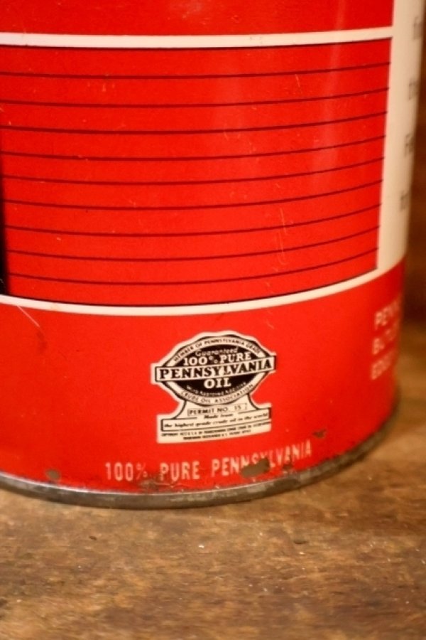 画像5: ct-260902-06 PENNSYLVANIA REFINING COMPANY 1950's-1960's penn drake ONE U.S. QUART MOTOR OIL CAN