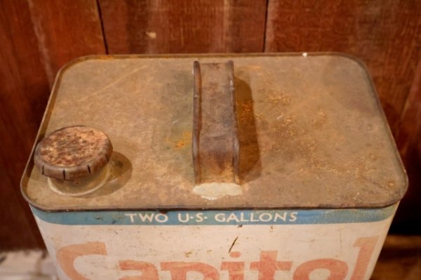 画像7: dp-260902-04 THE ATLANTIC REFINING COMPANY / Capitol Motor Oil 2 U.S. GALLONS CAN