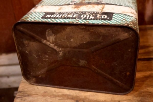 画像12: dp-260901-63 NOURSE OIL Co, 〜1940's Capitol Motor Oil 2 U.S. GALLONS CAN