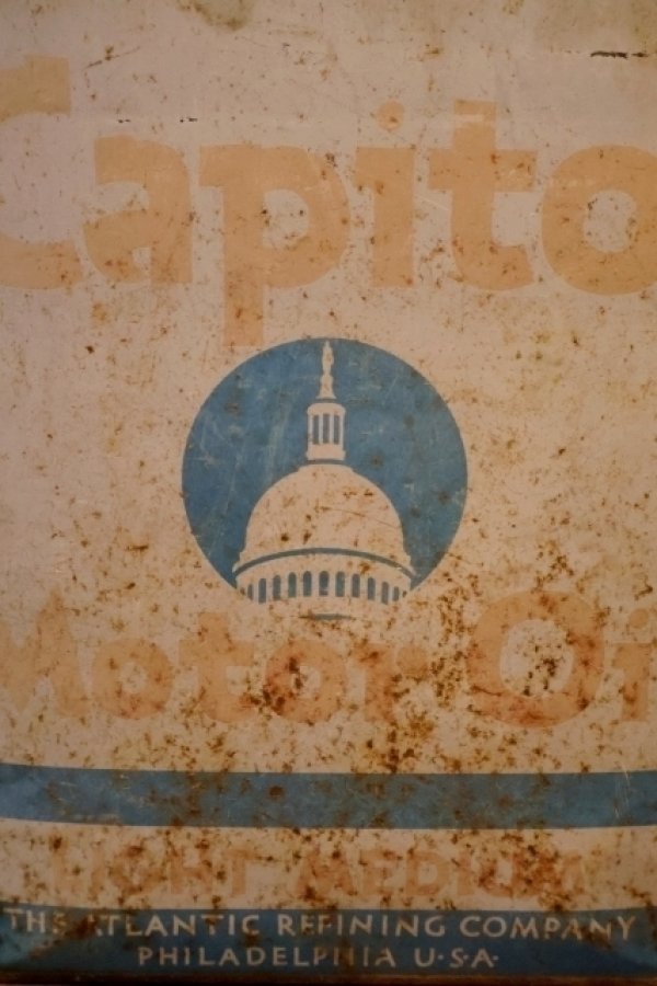 画像4: dp-260902-04 THE ATLANTIC REFINING COMPANY / Capitol Motor Oil 2 U.S. GALLONS CAN