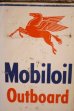 画像2: dp-260901-67 Mobiloil Outboard 1940's-1950's ONE U.S. QUART CAN (2)