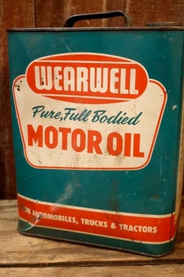 画像3: dp-260901-70 WEARWELL MOTOR OIL 2 U.S. GALLONS CAN