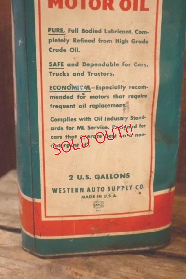 画像5: dp-260901-70 WEARWELL MOTOR OIL 2 U.S. GALLONS CAN