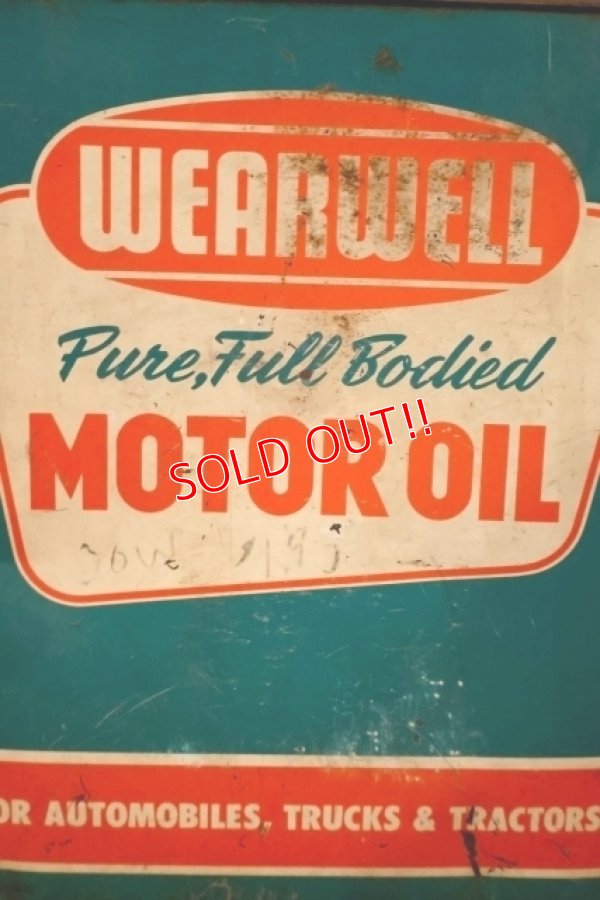 画像2: dp-260901-70 WEARWELL MOTOR OIL 2 U.S. GALLONS CAN