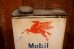 画像3: dp-260901-88 Mobil Upperlube 1940's-1950's ONE U.S. PINT CAN (3)