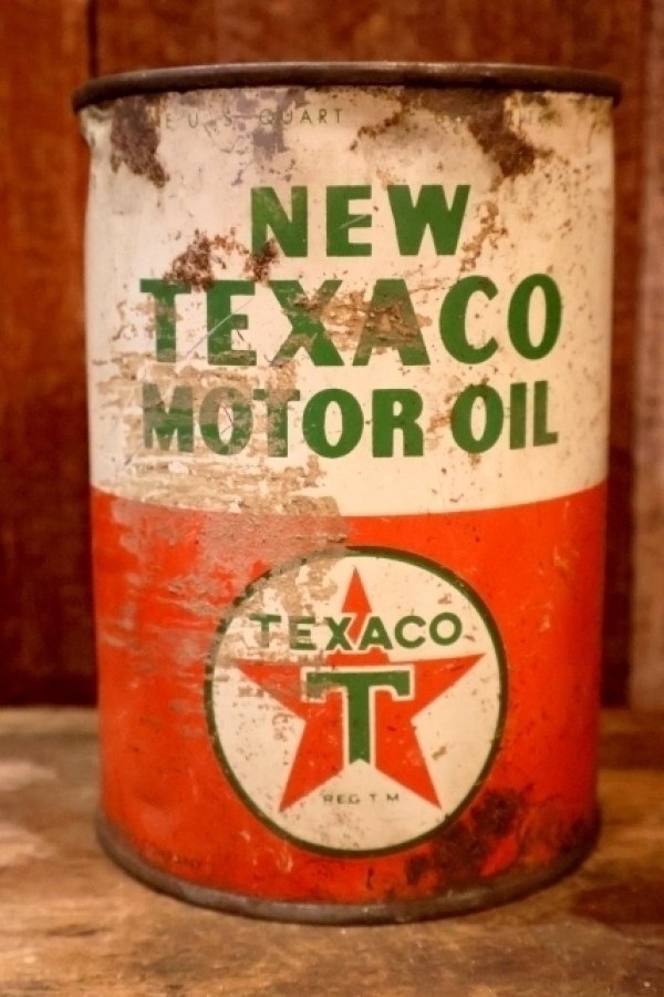 画像3: ct-260901-89 TEXACO 1950's NEW TEXACO MOTOR OIL ONE U.S. QUART CAN