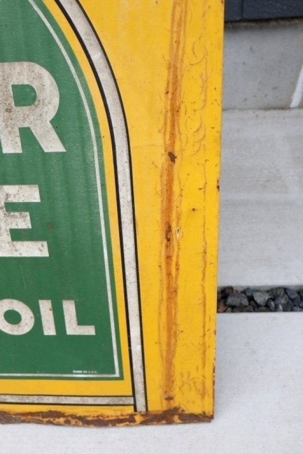 画像5: 【※店頭ピックのみ】dp-260901-25 QUAKER STATE MOTOR OIL 1960's "Buy Quality" Metal Sign