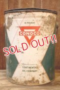 dp-260901-45 CONOCO 1950's 10 POUNDS GREASE CAN