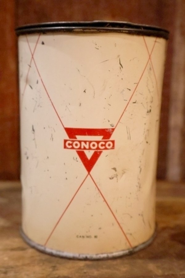 画像3: dp-260901-51 CONOCO 1950's SUPER LUBE 1 POUND GREASE CAN