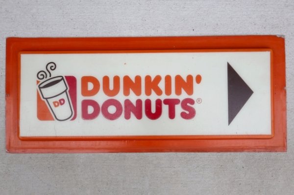 画像1: dp-260901-19 DUNKIN' DONUTS 2010's〜 Drive-Thru Sign ▶