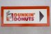 画像1: dp-260901-19 DUNKIN' DONUTS 2010's〜 Drive-Thru Sign ▶ (1)