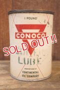 dp-260901-51 CONOCO 1950's SUPER LUBE 1 POUND GREASE CAN
