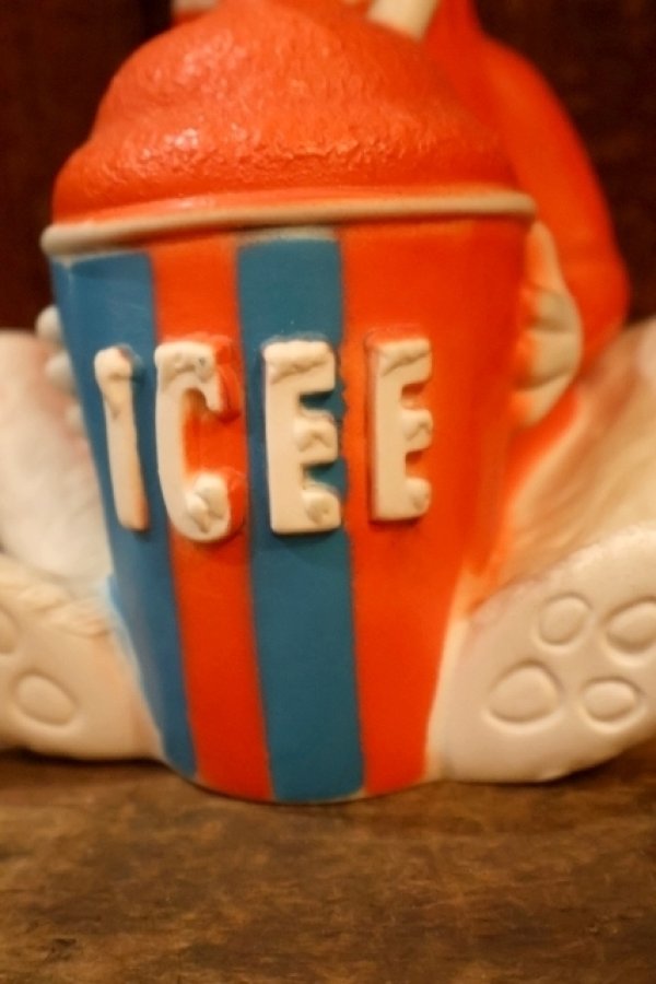 画像3: ct-260922-12 ICEE BEAR / 1970's Soft Vinyl Coin Bank