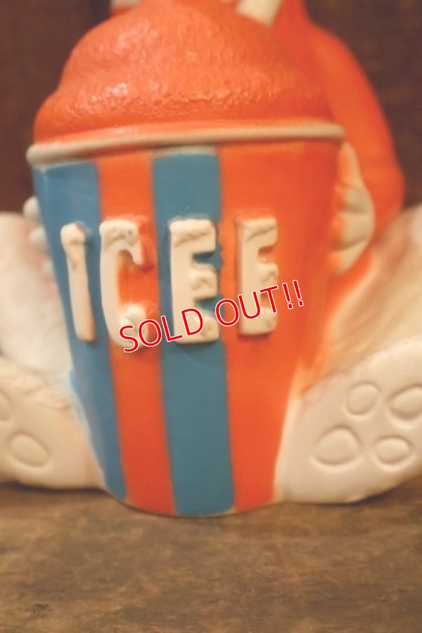 画像3: ct-260922-12 ICEE BEAR / 1970's Soft Vinyl Coin Bank