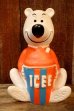 画像1: ct-260922-12 ICEE BEAR / 1970's Soft Vinyl Coin Bank (1)