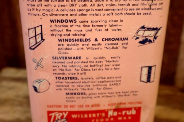 画像6: dp-260902-49 WIBERT'S No-rub For GLASS ONE U.S. PINT CAN