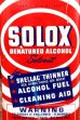 画像2: dp-260902-21  U.S. INDUSTRIAL CHEMICALS CO. / SOLOX DENATURED ALCOHOL ONE U.S. PINT CAN (2)