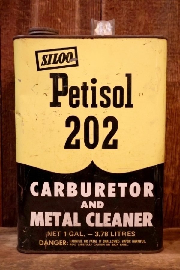 画像1: dp-260902-16 SILOO Petisol 202 CARBURETOR AND METAL CLEANER ONE U.S. GALLON CAN